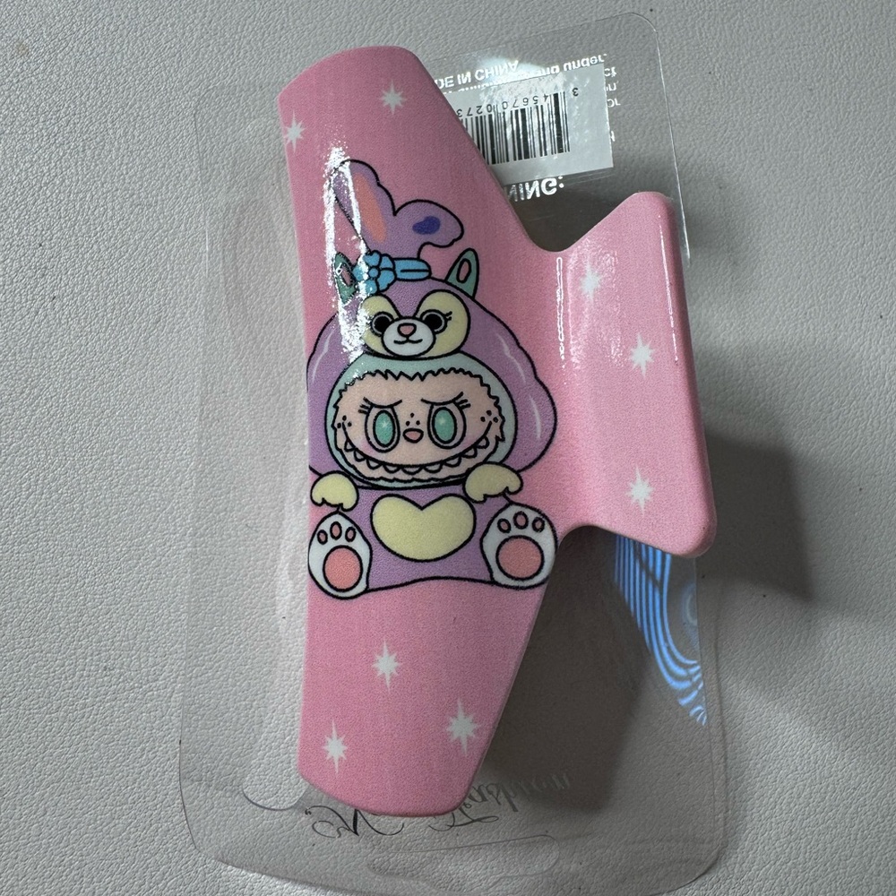 Labubu Pink Hair Clip